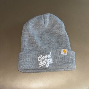 Carhartt Gray Rib Knit Beanie